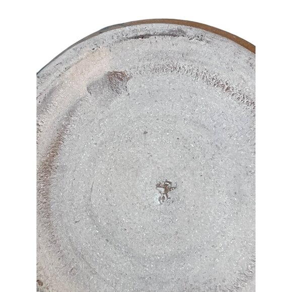 Handcrafted Costa Rican Turtle Design Blue & Terracotta Round Ceramic Vase 6" T - Picture 9 of 12